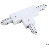 SLV 1-fase T-Connector 2 aarde rechts wit