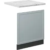 Vicco Frontpaneel Fame-Line Licht blauw-grijs 60 cm , WB Marmer, Model 50940