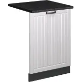 Vicco Fame-Line Vaatwasserfrontpaneel – 60 cm, WB Antraciet Wit Landhuis