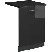 Vicco Vaatwasserfrontpaneel Fame-Line Antraciet Hoogglans 60 cm , WB Antraciet, Model 54818