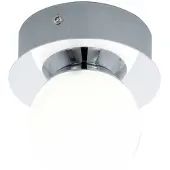 Eglo Mosiano, LED, Lampen met niet-vervangbare lichtbron, 3000 K, 340 lm, IP44, Chroom, Wit