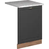 Vicco Fame-Line Vaatwasserfrontpaneel – 60 cm, WB Marmer Anthrazit-Gold Landhaus