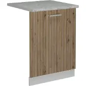 Vicco R-Line Vaatwasserfrontpaneel – 60 cm, WB Marmer Artisanaal eiken