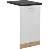 Vicco R-Line Vaatwasserfrontpaneel – 45 cm, WB Antraciet Wit Hoogglans