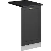 Vicco Fame-Line Vaatwasserfrontpaneel – 45 cm, WB Antraciet Anthrazit-Gold Landhaus