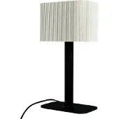 Dyberg Larsen Tafellampe , Calix, Wit, Woonkamer, Stof, Designer