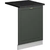 Vicco Fame-Line Vaatwasserfrontpaneel – 60 cm, WB Antraciet Groen-Goud Landhuis