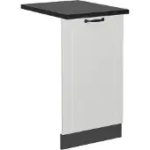 Vicco R-Line Vaatwasserfrontpaneel – 45 cm, WB Antraciet Wit Landhuis