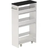 Vicco Rivo Verrijdbare rekken – 20 x 84.4 cm Wit/antraciet