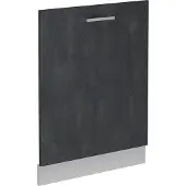 Vicco R-Line Vaatwasserfrontpaneel – 60 cm zonder werkblad Zwart beton