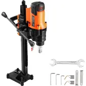 Vevor Kernboormachine Diamantkernboormachine met boordiameter 2-20 cm met statief en kernboormachine