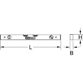 Ks Tools 204.5610 2045610 Waterpas voor elektriciens 600 mm 0.5 mm