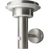 Ledvance Buitenwandlamp | ENDURA STYLE | Solar Sensor WALL Double Circle | warm wit | 6W | roestvrij staal | met bewegings- en daglichtsensor
