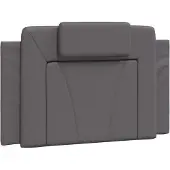 vidaXL Hoofdbordkussen "Viana" 80 cm kunstleer grijs