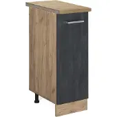 Vicco R-Line Onderkasten voor keuken – 30 cm WB Eik Zwart beton