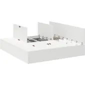 vidaXL Opbergbedframe met opslag Wit 180 x 200 cm Bewerkt hout