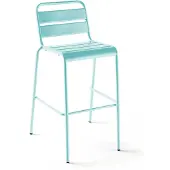Oviala - Hoge stoel in turquoise - Palavas