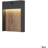 SLV Landelijke muurlamp Flatt Sensor met bewegingssensor