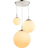 Globo Design Hanglamp Joel Nikkel Met Wit