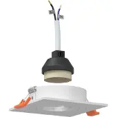 vidaXL Spotje 12 st Wit 9 x 9 x 2 cm Aluminium
