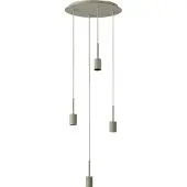 Osram Hanglamp Decor Needle Plate, dimbaar, crème / amber, Woon-/ Eetkamer, metaal, Modern, hanglamp