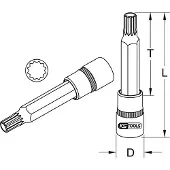 Ks Tools 9111972 911.1972 Verwisselbare kop 1/2 M12 1/2 (12,5 mm)