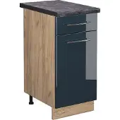 Vicco Fame-Line Keukenkasten – 40 cm, WB Antraciet Donkerblauw hoogglans