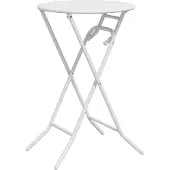vidaXL Tuin Tafel Wit 50 x 50 x 72 cm Metaal
