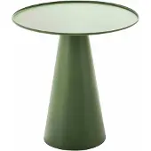 Oviala - Ronde salontafel van 50 cm in cactusgroen staal Gomba - Gomba