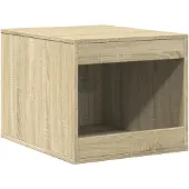 vidaXL Kattenbak Sonoma Eikenhout, 47x59x42 cm, Houtvezel