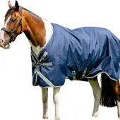 Horseware Deken Amigo 100gr Donkerblauw-grijs - 140/191