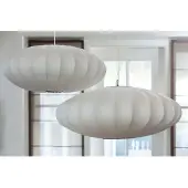 Light & Living Hanglamp Ø70x30 cm FAY wit