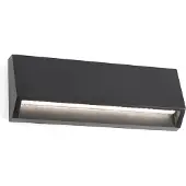 Faro LED-wandlamp buiten Must, alu / grijs / zink, Kunststof, Modern, LED wandlamp buiten