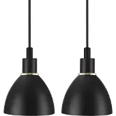Nordlux Ray LED Hanglamp | 2x E14 Max 40W | Dimbaar | Zwart