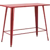Oviala - Hoge roodstalen tuintafel - New York