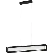 Eglo 39629 Gualajo Hanglamp Staal Zwart/Kunststof Satijn - 27W/3850LM/3000K