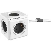 Allocacoc PowerCube Extended Grey 1,5m cable