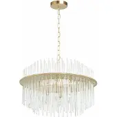 Toolight App1653-6Cp Hanglamp 50Cm Goud 50X50X55Cm