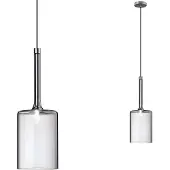 Toolight App1703-1Cp C Hanglamp Grijs 14X8X33,5Cm