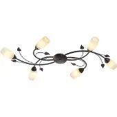 Globo Plafondlamp Venezia Roest Bruin