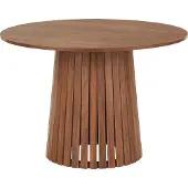Happy Garden LIV 110cm ronde eettafel in donker hout
