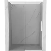 Mexen Rox schuifdouchedeur 160 , transparant, wit - 8C2-160-000-20-00