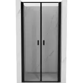 Mexen Mist scharnierende douchedeur 95 , zwart frame, zwart - 8A7-095-000-70-70