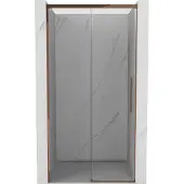 Mexen Rox schuifbare douchedeur 105 , transparant, roze goud - 8C2-105-000-60-00