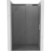 Mexen Omega schuifdouchedeur 150 , grafiet, chroom - 825-150-000-01-40