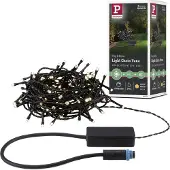Paulmann Plug &amp; Shine lichtketting Yuna 10 m 3.000 K zwart Yuna, dimbaar, zwart, Kunststof, Modern