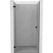 Mexen Lunar-B draaideur voor douche links 75 , transparant, zwart - 832-075-000-70-00-L