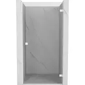 Mexen Lunar-B draaiende douchedeur rechts 70 , transparant, wit - 832-070-000-20-00-P