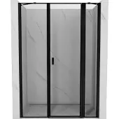 Mexen Mist draaideur douche rechts 140 , zwarte rand, zwart - 8A4-140-001-70-70-P