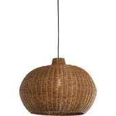 Light & Living Rotan hanglamp Melzor Ø 55cm - donker bruin